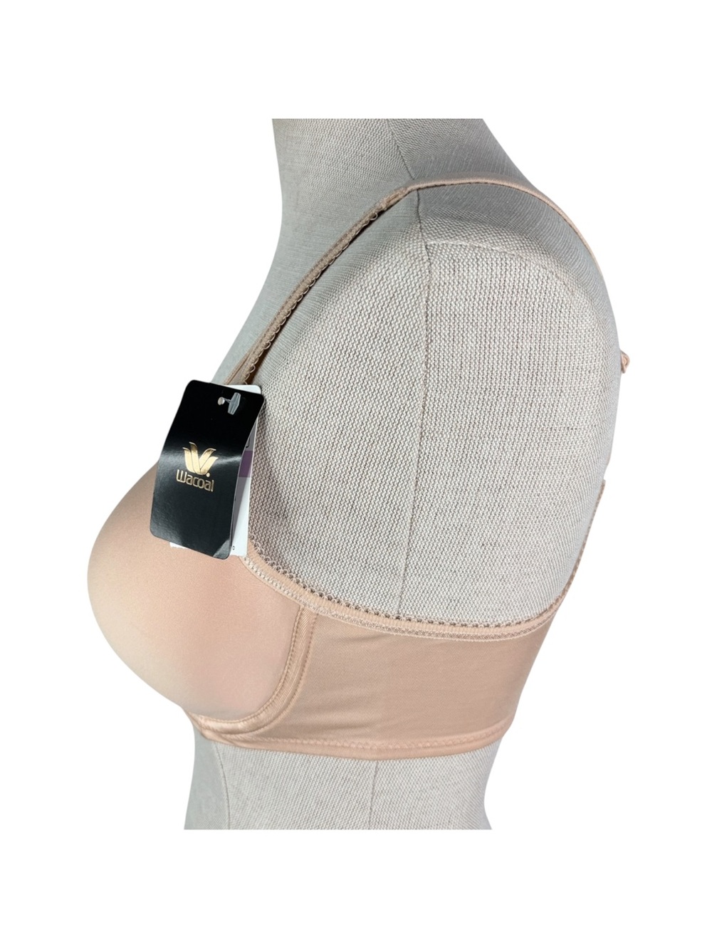 NWT Wacoal Basic Beauty T-Shirt Bra sz 34D * Underwire Spacer Cup Sand Beige - Picture 5 of 8